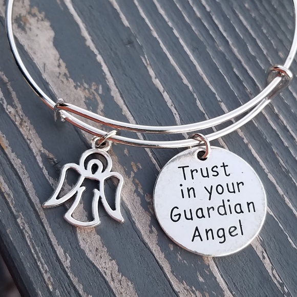 Guardian Angel charm bracelet, angel bracelet - Picture 1 of 4